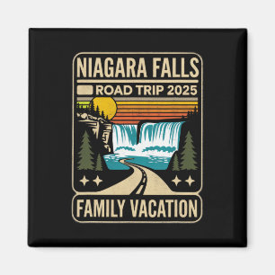 Niagara Falls Road Trip 2025 Family Vacation  Magnet