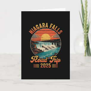 Niagara Falls Road Trip 2025 Summer Vacation Famil Card