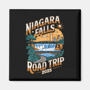 Niagara Falls Road Trip 2025 - Summer Vacation  Magnet