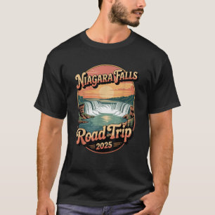 Niagara Falls Road Trip 2025 Summer Vacation Souve T-Shirt