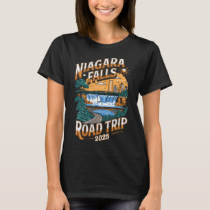 Niagara Falls Road Trip 2025 - Summer Vacation  T-Shirt