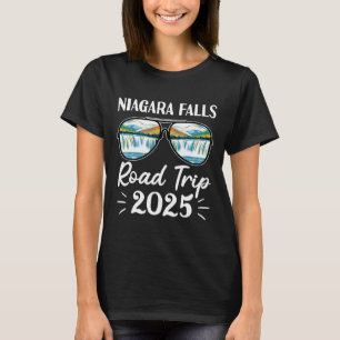 Niagara Falls Road Trip 2025 Sungles Family Vacati T-Shirt