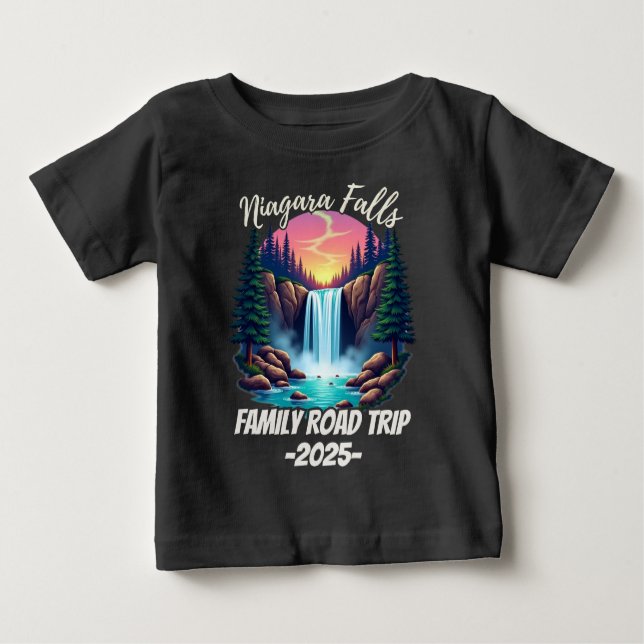 Niagara Falls Road Trip Family Vacation Trip Men Baby T-Shirt (Front)