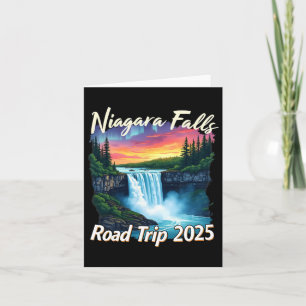 Niagara Falls Road Trip Family Vacation Trip Men W Card