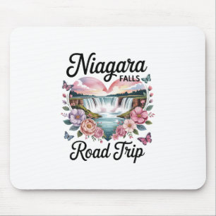 Niagara Falls Road Trip Summer Vacation Souvenir W Mouse Pad
