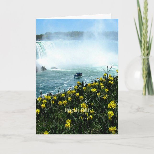 Niagara Falls, Scenic Photograph, Card (Front)