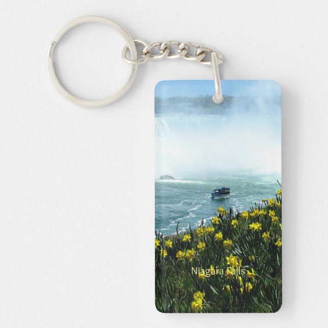 Niagara Falls, Scenic Photograph, Keychain (Front)