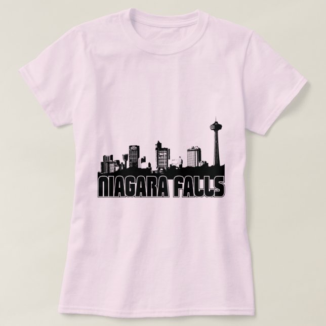 Niagara Falls Skyline T-Shirt (Design Front)