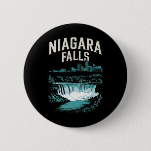 Niagara Falls Souvenirs Summer Family Vacation Nia 6 Cm Round Badge
