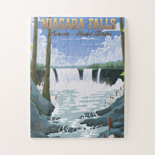 Niagara Falls Travel poster Jigsaw Puzzle