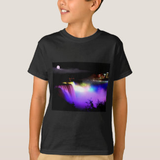 Niagara-Falls-under-floodlights-at-night T-Shirt