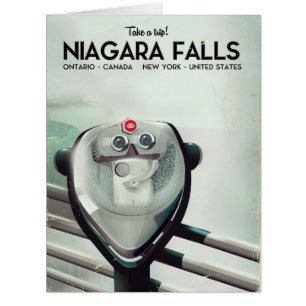 Niagara Falls - USA - Canada Vintage travel poster