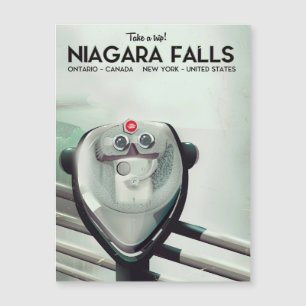 Niagara Falls - USA - Canada Vintage travel poster