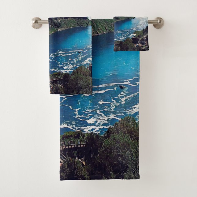 NIAGARA FALLS - view Bath Towel Set (Insitu)
