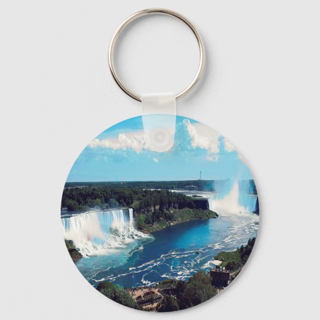 NIAGARA FALLS - view Key Ring (Front)