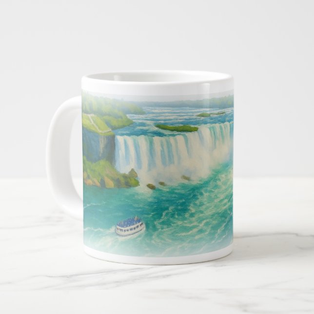 NIAGARA FALLS - view Large Coffee Mug (Front Left)