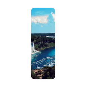 NIAGARA FALLS - view Return Address Label