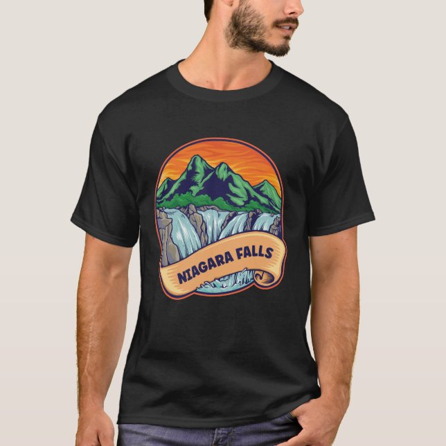 Niagara Falls Waterfall Adventure T-Shirt (Front)