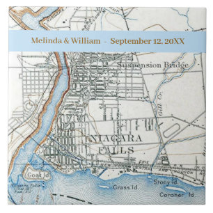 Niagara Falls Wedding Ceramic Tile