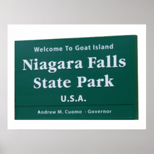 Niagara Falls welcome sign