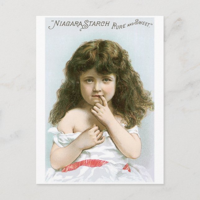 Niagara Starch Pure and Sweet Postcard (Front)