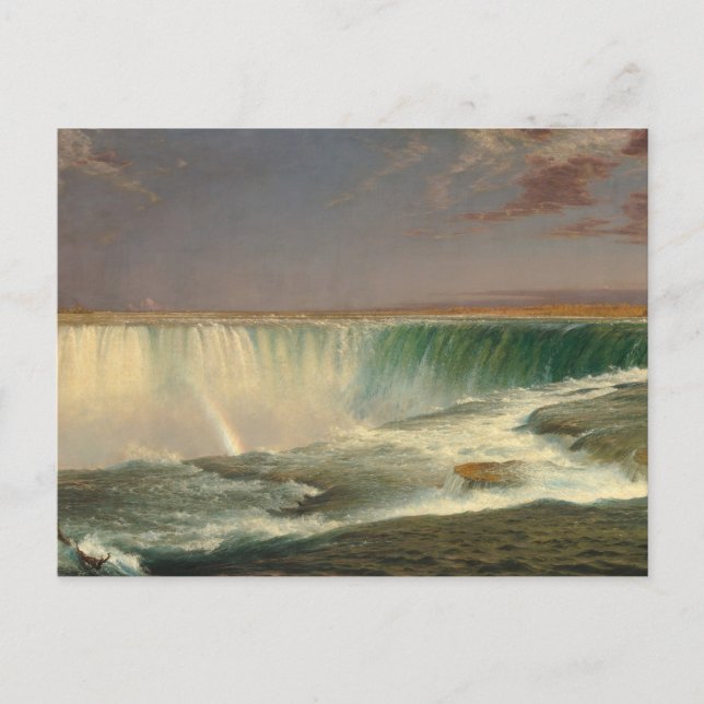 Niagara, Waterfall by Frederic Edwin Church Postcard (Front)