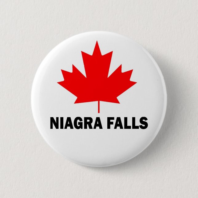 Niagra Falls 6 Cm Round Badge (Front)