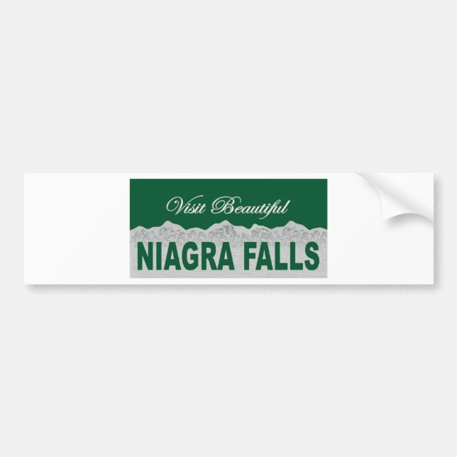 Niagra Falls Bumper Sticker (Front)