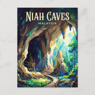 Niah Caves National Park Malaysia Postcard