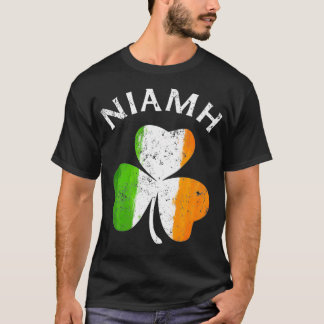 Niamh Name Gift Lucky Irish Pride  T-Shirt