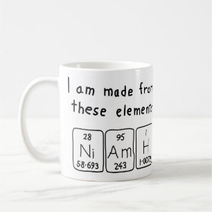 Niamh periodic table name mug