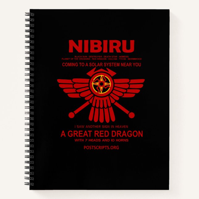Nibiru - Planet of the Crossing Notebook (Front)