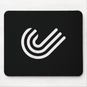 Nibo Hockey Field Hockey Symbol White Mouse Pad
