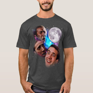 Nic Cage Howl at the Moon T-Shirt