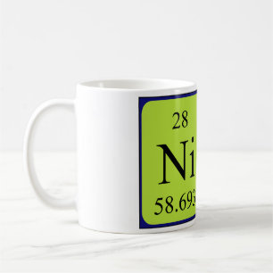 Nic periodic table name mug