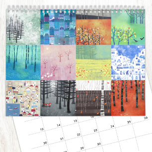 Nic Squirrell Landscape Paintings Calendar