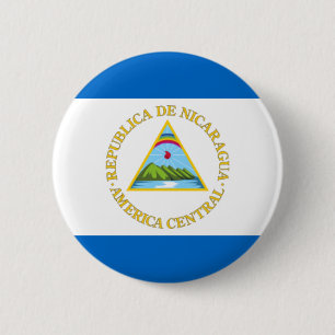 nicaragua 6 cm round badge