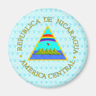 Nicaragua Coat of Arms detail Magnet