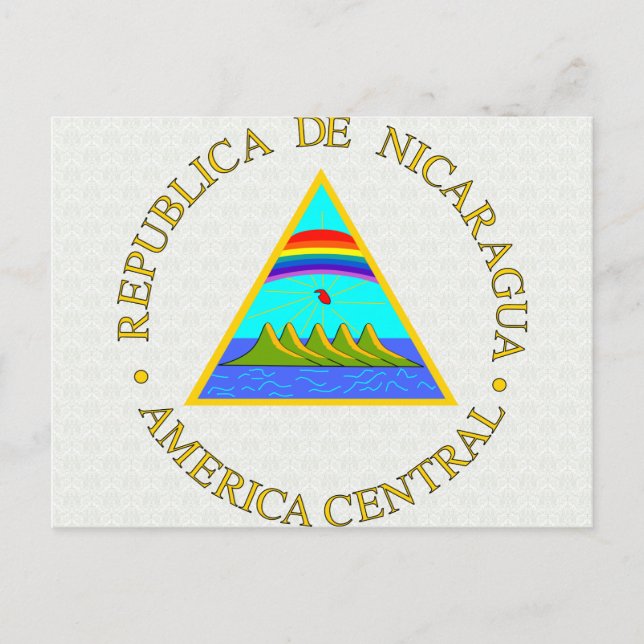 Nicaragua Coat of Arms detail Postcard (Front)