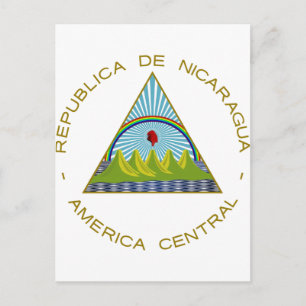 Nicaragua Coat of Arms Postcard