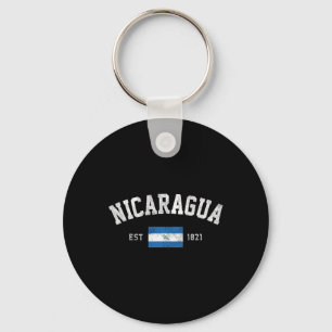 Nicaragua Est. 1821 Nicaraguan Flag Independence D Key Ring