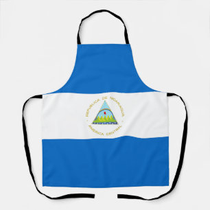 Nicaragua flag apron