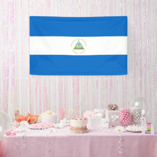 Nicaragua flag banner