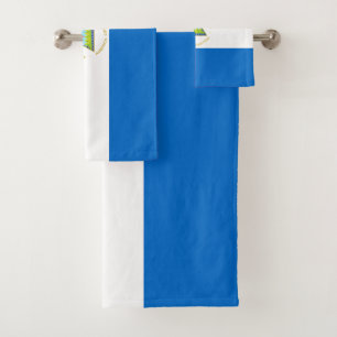 Nicaragua Flag Bath Towel Set