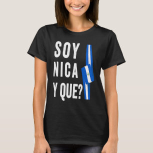 Nicaragua Flag Camiseta Nicaraguan Nicoya Pinolero T-Shirt