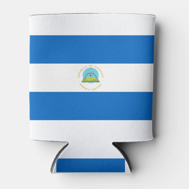 Nicaragua Flag Can Cooler (Front)