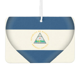 Nicaragua Flag Car Air Freshener