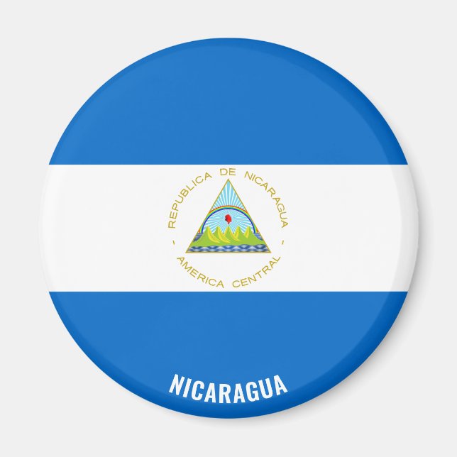 Nicaragua Flag Charming Patriotic Magnet (Front)