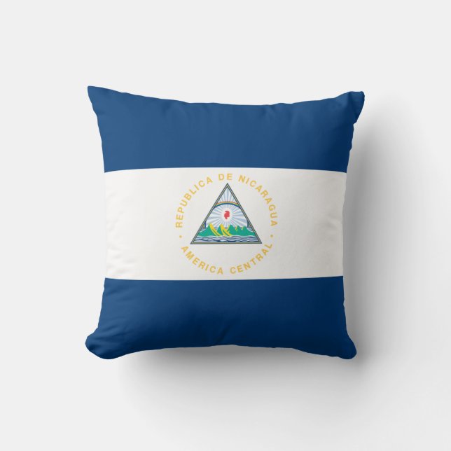 Nicaragua Flag Cushion (Front)