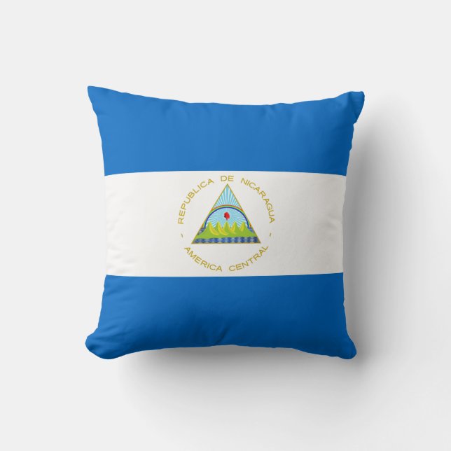 Nicaragua Flag Cushion (Front)